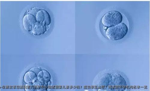 在解放军总医院第六医学中心做试管婴儿要多少钱？成功率怎么样？附试管怀孕机构名单一览