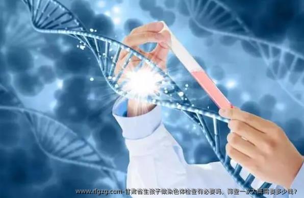 甘肃省生孩子做染色体检查有必要吗，筛查一次大概需要多少钱？