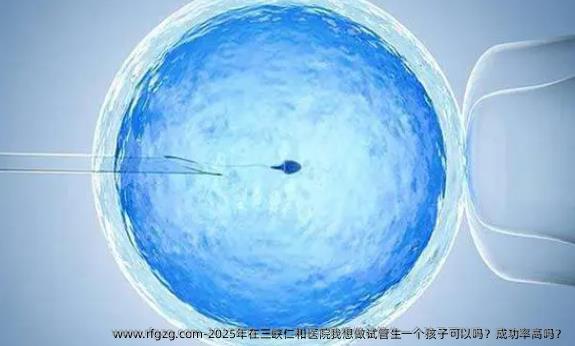 2025年在三峡仁和医院我想做试管生一个孩子可以吗？成功率高吗？