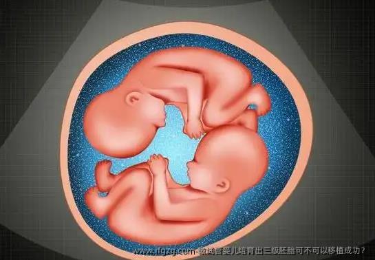 做试管婴儿培育出三级胚胎可不可以移植成功？